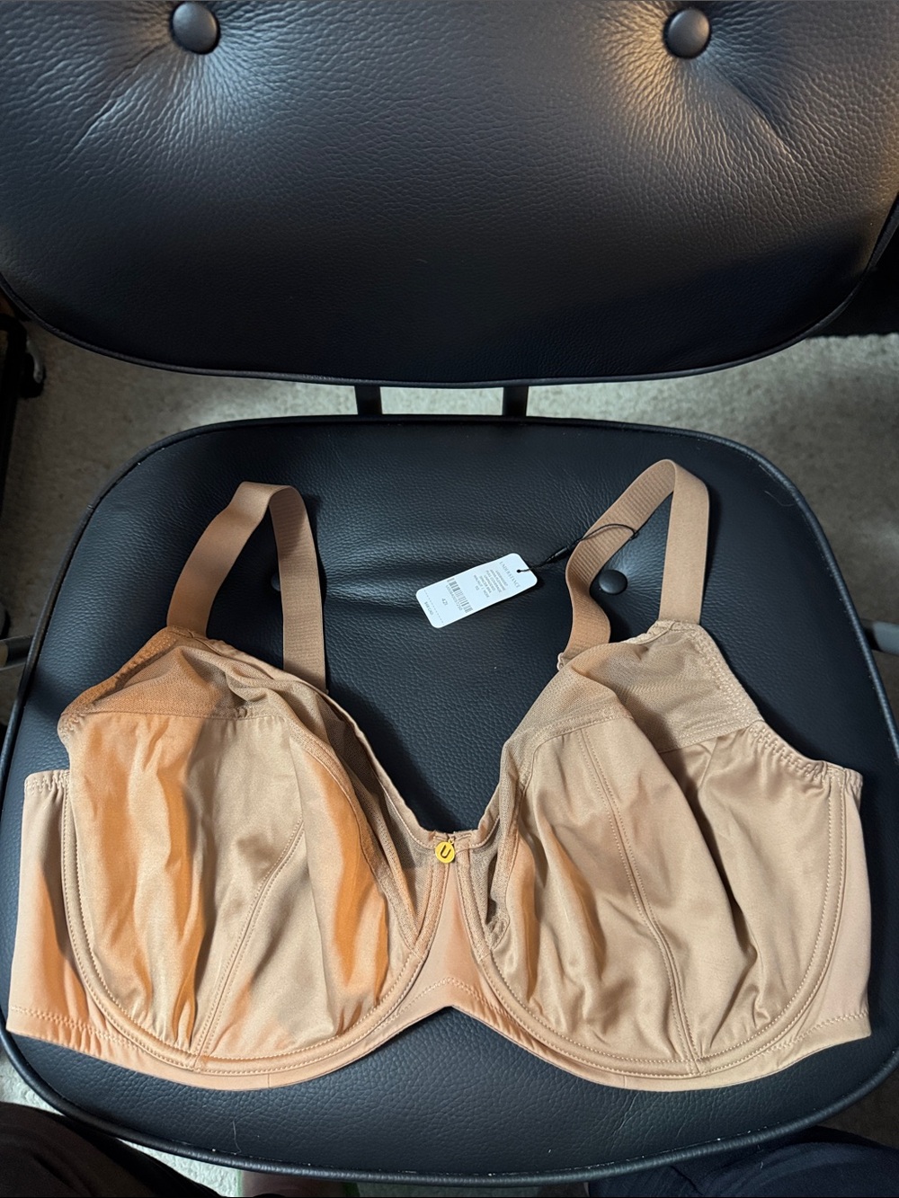 Understance Anya smooth flexwire full unpadded spacer bra Walnut 42I new tag